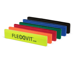 FLEXVIT Mini auduma gumijas, dažādas pretestības  FLEXVIT Mini auduma gumijas, dažādas pretestības