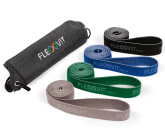 FLEXVIT Revolve knit bands bundle (4), all with mesh bag
