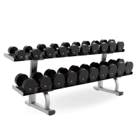 Life Fitness 2-Tier Saddle Dumbbell Rack Life Fitness 2-Tier Saddle Dumbbell Rack