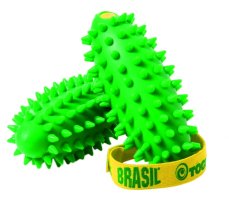Massage ball Brasil, set of 2, green Massage ball Brasil, set of 2, green