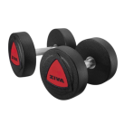 ZVO Urethane Dumbbell, Red, different weights, pairs