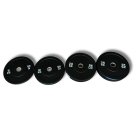 Gravity R Black Rubber bumper plate Gravity R Black Rubber bumper plate