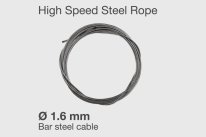 Steel cable for Double Under-er Jump rope - Ø 1,5-1,6 mm.