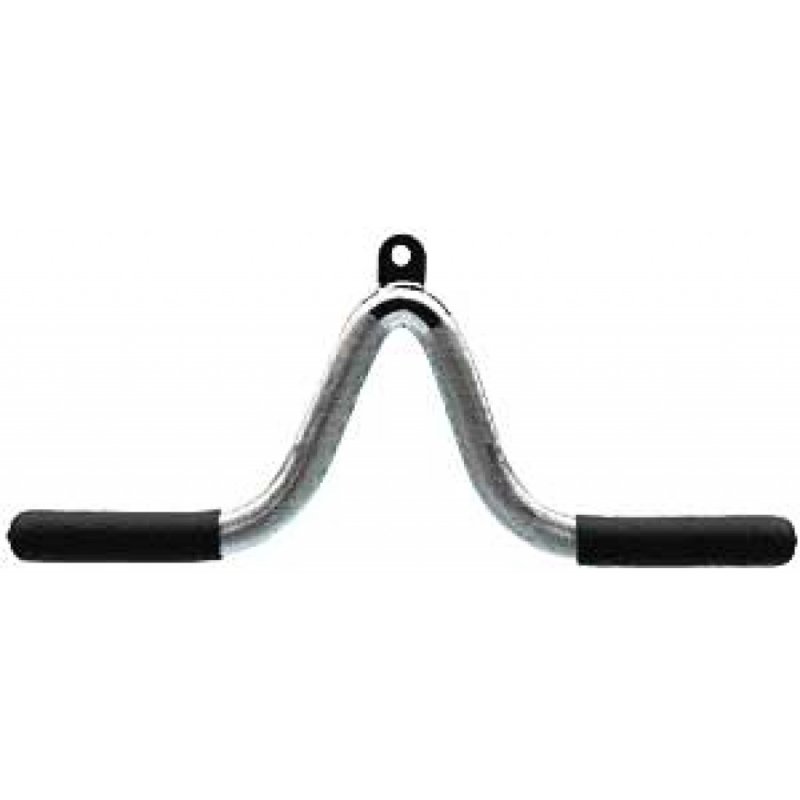 Triceps handle bent, with rubber handles